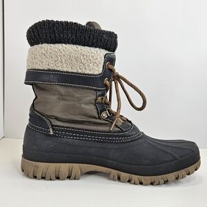 Cougar Storm Women's Lace Up Winter Ankle Boots Cozy Size 9